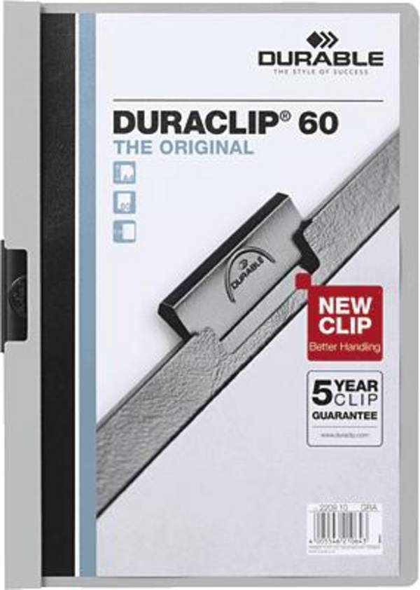 Cliphefter Duraclip Original 60 grau
