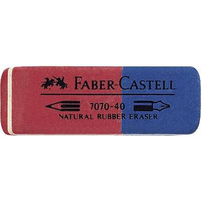 Faber-Castell 187040 187040 Radierer Rot, Blau