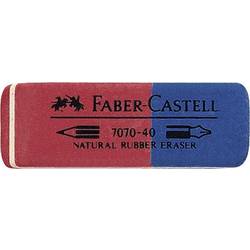 Image of Faber-Castell 187040 Radierer Rot, Blau