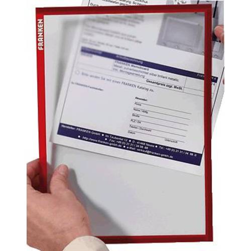 Franken ITSA4M01 Dokumentenhalter Rot DIN A4