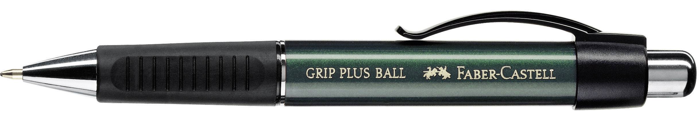 Faber-Castell Kugelschreiber GRIP PLUS BALL 140700 M metallic-grün-0