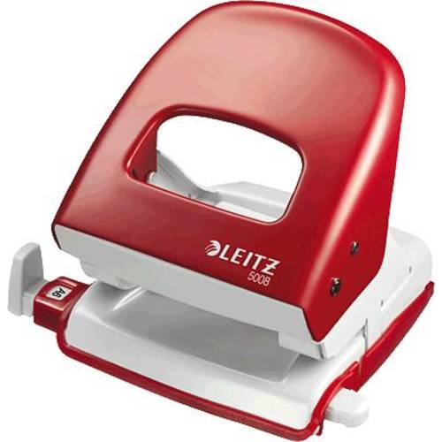 Leitz 50080025 Bürolocher New NeXXt Rot max. Einstellformat: DIN A4 30 Bl. (80 g/m²)