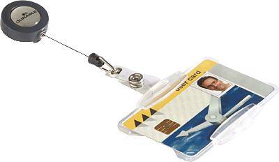 Namenschild 54x85mm mit Metallclip 10 St./Pack.-0