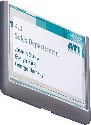 Durable Türschild CLICK SIGN - 4861 (B x H) 149 mm x 105.5 mm Graphit 486137