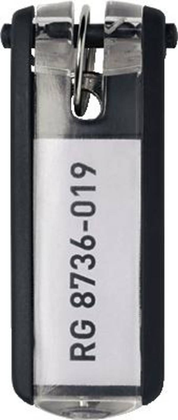 Schlüsselanhänger KEY CLIP schwarz 6 St./Pack.