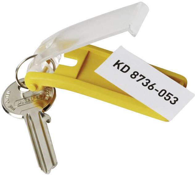 Schlüsselanhänger KEY CLIP gelb 6 St./Pack.-3