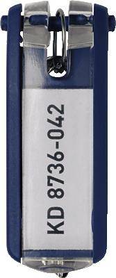 Schlüsselanhänger KEY CLIP blau 6 St./Pack.-0