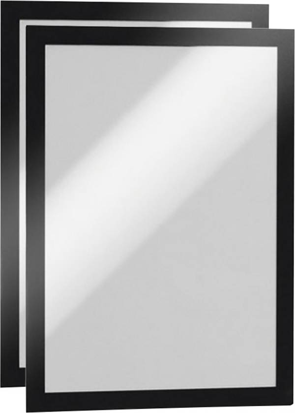 Durable 487201 DURAFRAME A4 - 4872 Info-Rahmen, selbstklebend DIN A4 Schwarz (B x H) 236 mm x 322 mm 2 St.