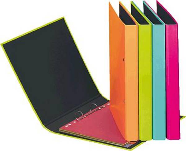 PAGNA - 20601-34 - A4 - Rundring - Lagerung - Karton - Pink - Schwarz