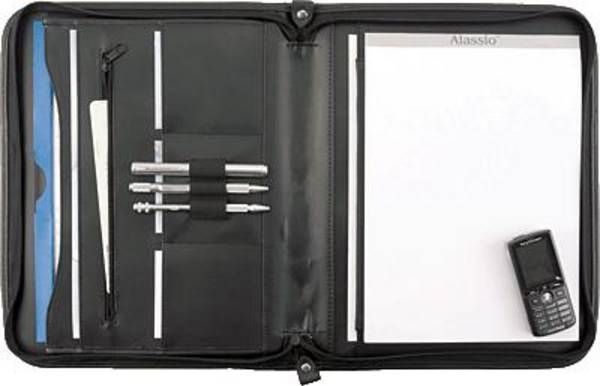 Schreibmappe MILANO   36x29x5cm sw