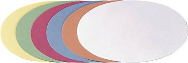 Moderationskarte Oval