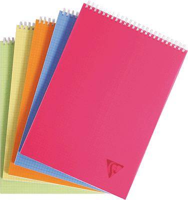 Clairefontaine Spiral-Notizblock LINICOLOR, DIN A7, kariert-0