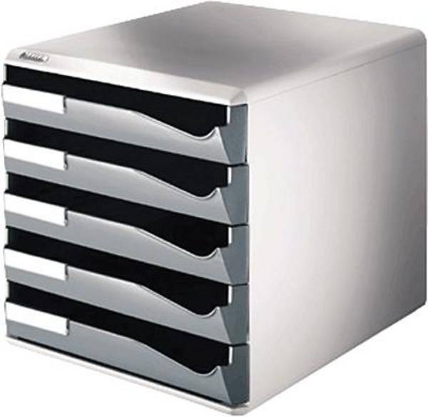 LEITZ Bürobox 5 Schübe/5280-00-89 291x292x352 dunkelgrau