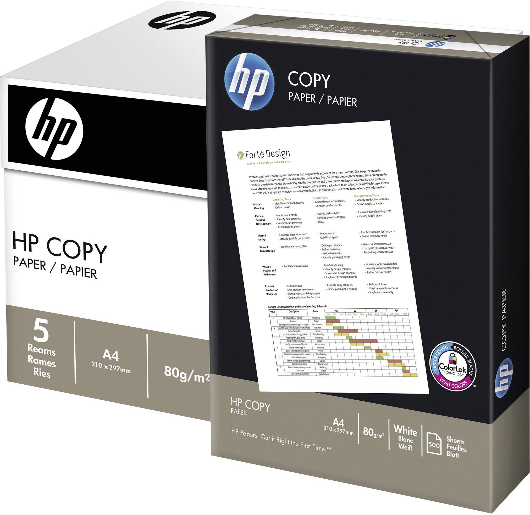 HP COPY CHP910 Universal Druckerpapier Kopierpapier DIN A4 80 g/m² 2500 Blatt Weiß-0