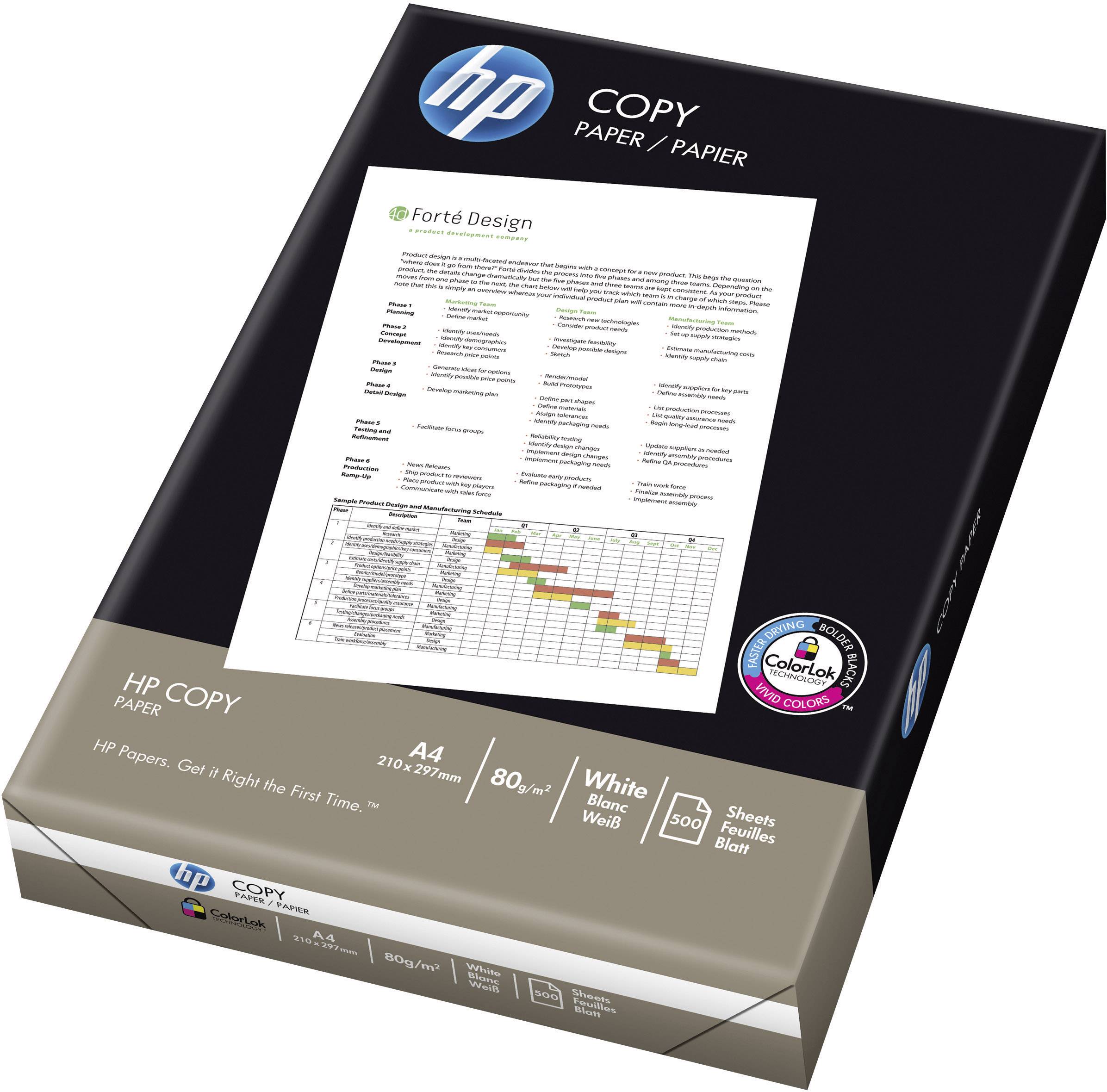 HP Copy Paper A4 210 x 297 mm 80 g/m² 500 Stck. Papier für Envy 5055 7645 LaserJet Pro M102 MFP M26