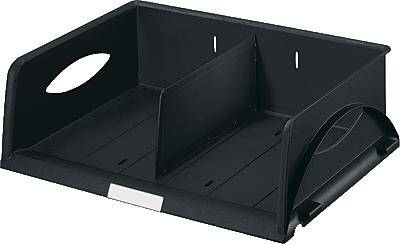 Briefablage Sorty DIN A4/C4 quer PS schwarz-0