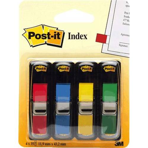 Post-it Haftmarker 7000144923 Rot, Gelb, Grün, Blau