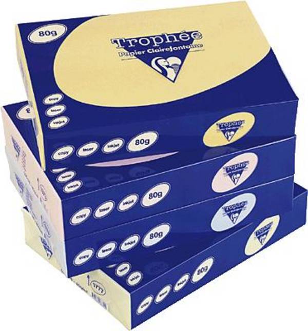 Kopierpapier Trophee A4 120g/qm VE=250 Blatt clementine/orange