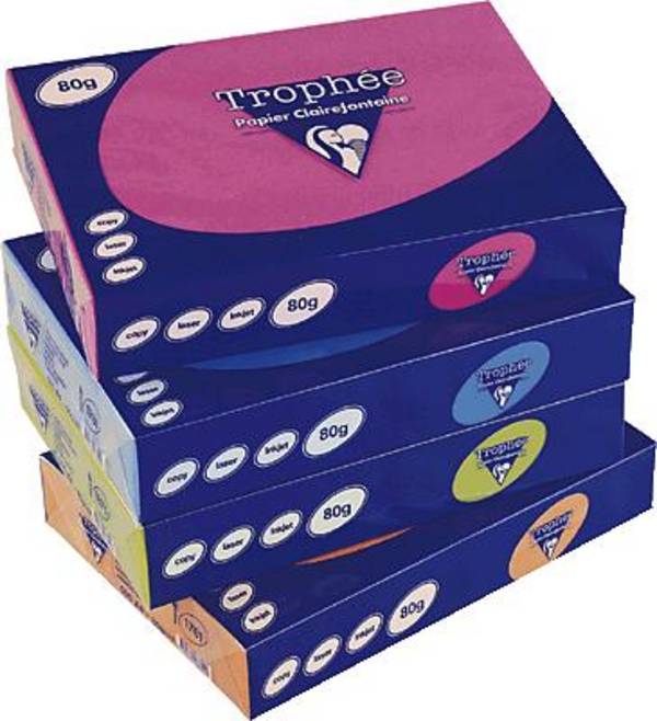 Kopierpapier Trophee A4 80g/qm VE=500 Blatt orange