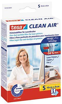 TESA Clean Air Feinstaubfilter für Laserdrucker, Größe S