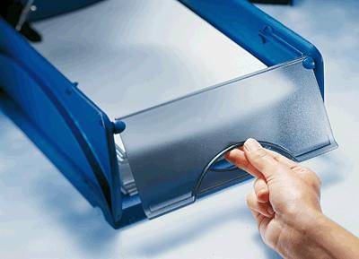 Briefablage Sorty DIN A4/C4 PS blau-0