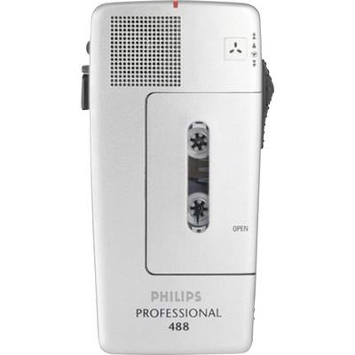 Philips Pocket Memo 488 Analoges Diktiergerät  Silber 