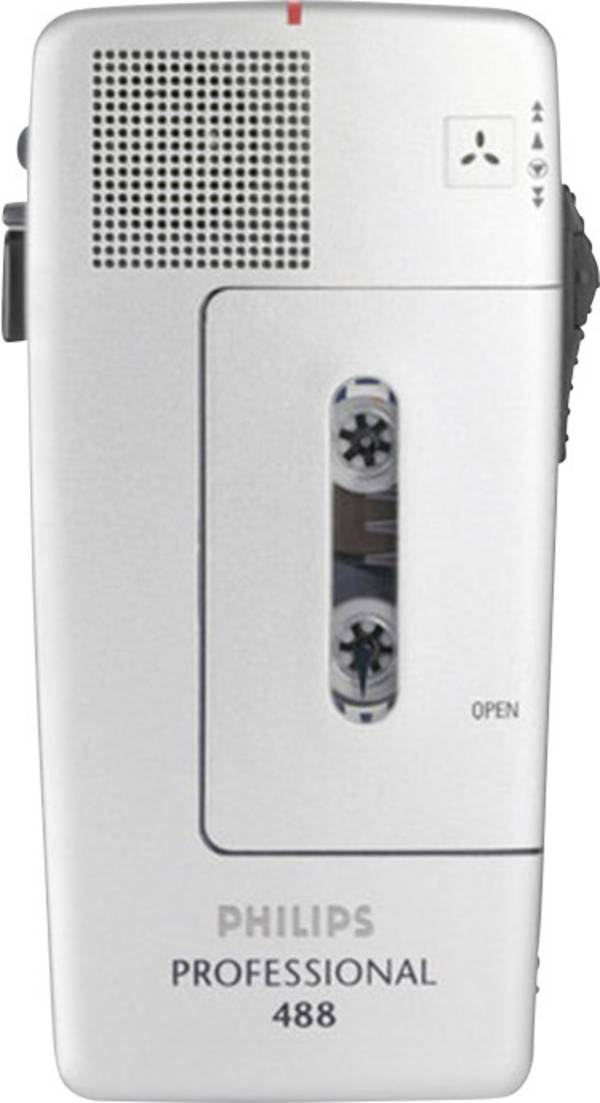Philips Diktiergerät Pocket Memo 488 Professional LFH0488/00B silber