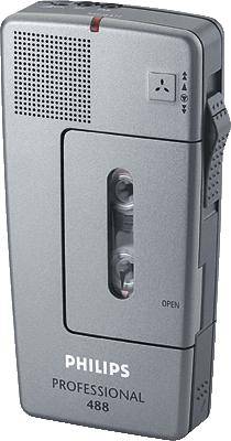 Philips Diktiergerät Pocket Memo 488 Professional LFH0488/00B silber-1