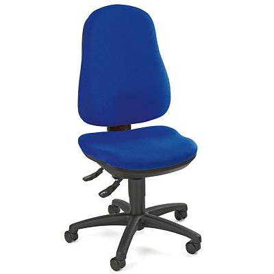 Bürodrehstuhl m.Permanentkontakt blau 420-550mm Trgf.110kg TOPSTAR-0
