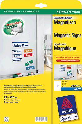 Magnetschild 210x297mm 5St.-0