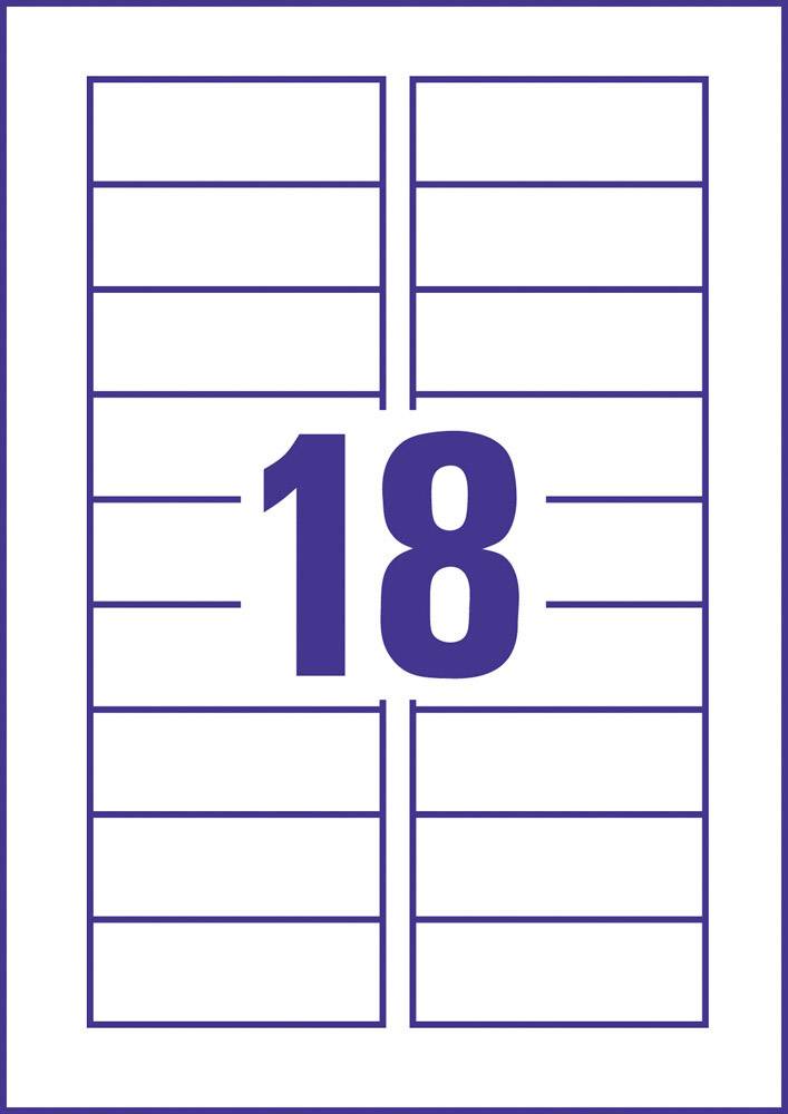 Magnetschild 78x28mm ws 90 St./Pack.-2