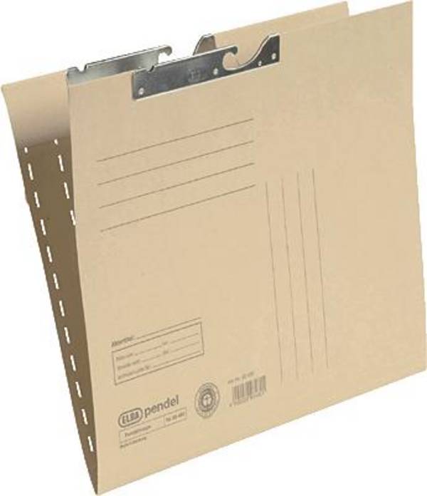 Pendelmappe A4 230g/qm Natronkarton naturbraun