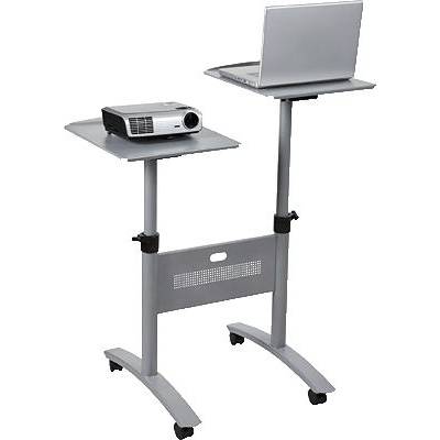 Projektionswagen 82x81-120x56cm grau/schwarz-0