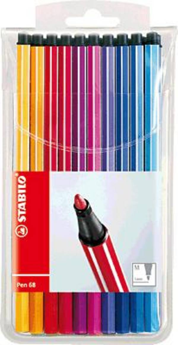 Fasermaler Pen 68 Kunststoffetui 20 St./Pack.