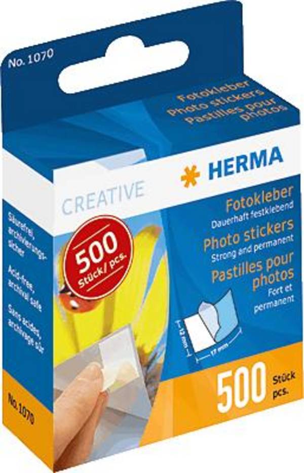 HERMA - Postkartenaufkleber (Packung mit 500)
