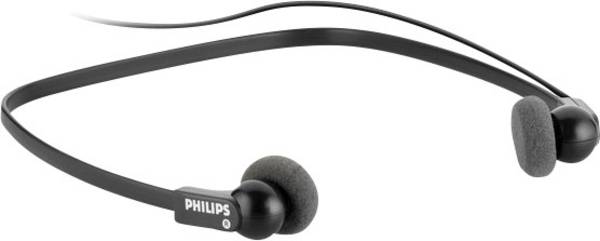Philips Kopfhörer LFH0234/10 für Diktiergerät 710/720/725/730 sw
