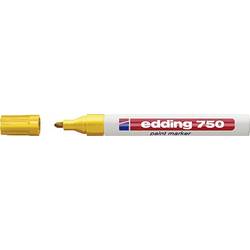 Image of Edding 4-750005 edding 750 paint marker Lackmarker Gelb 2 mm, 4 mm 1 St./Pack.