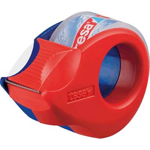 tesa Klebeband-Abroller 57858-00000 Blau, Rot Rollenbreite (max.): 19 mm Rollenlänge (max.) 10 m