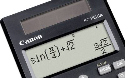 Canon - Schulrechner Schwarz Display (Stellen) »