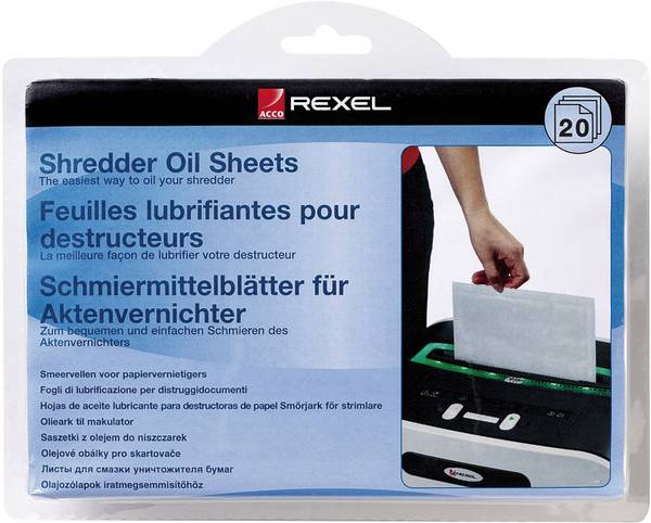 Öl-Blätter für Aktenvernichter 20 St./Pack.