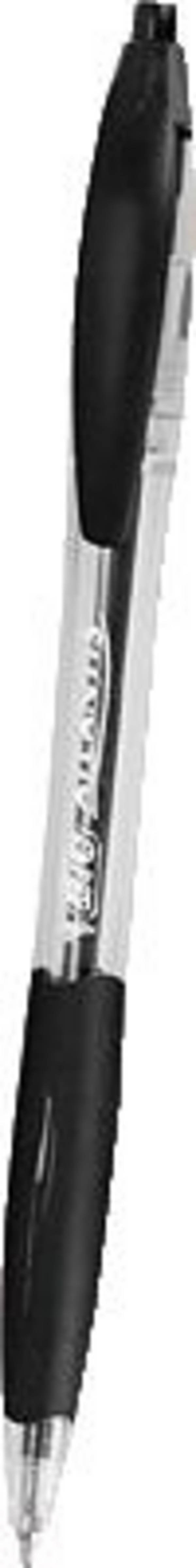 BIC ATLANTIS - Kugelschreiber - permanent - Schwarz - ölbasierte Tinte - 1 mm - Mittel - verstellbar (Packung mit 12)