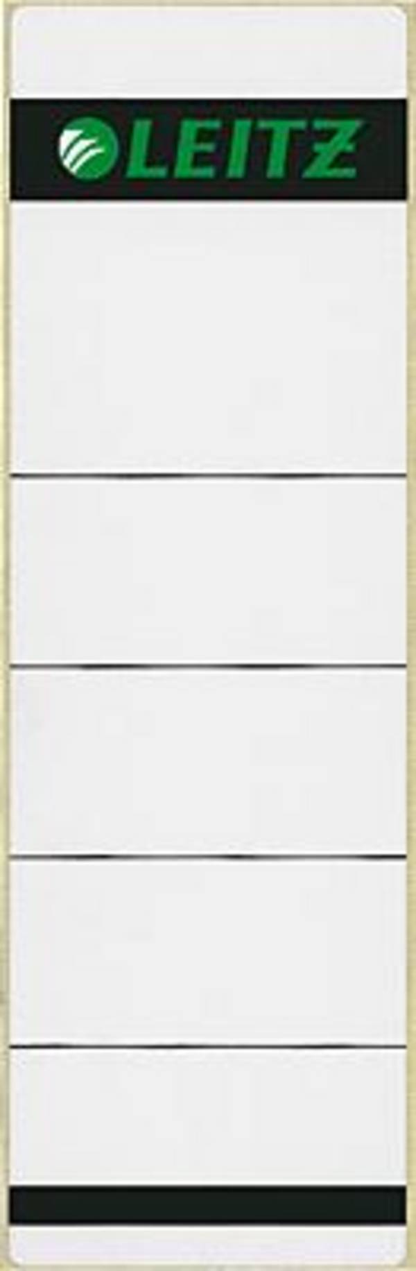 Leitz Ordner-Etiketten 1642-00-85 61 x 191 mm Papier Grau Permanent haftend 10 St.