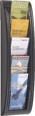 PAPERFLOW Wand-Prospekthalter Quick fit, 1/3 DIN A4, schwarz-0