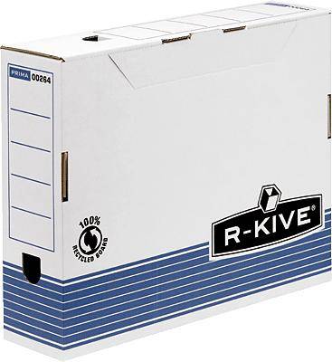 Archivbox R-Kive Prima (80mm) weiß/blau-0
