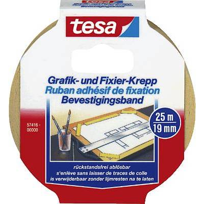 tesa Grafik- und Fixier-Krepp 57416-00000-02 Kreppband   (L x B) 25 m x 19 mm 1 St.