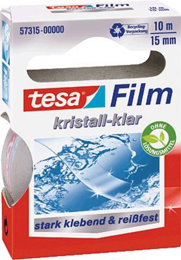 tesa  57315-00000-02 tesafilm kristall-klar Transparent (L x B) 10 m x 15 mm 1 St.