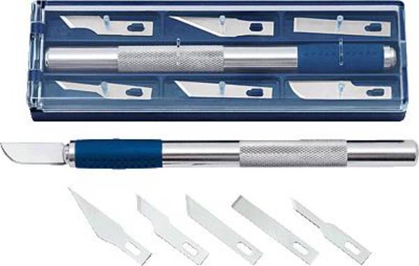 WEDO Cutter Hobbymesser Set si, inkl. 6 verschiedenen Klingen