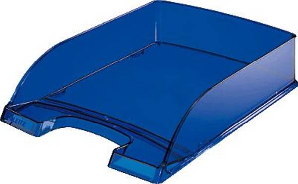 Briefablage Transparent Plus DIN A4 PS dunkelblau