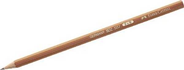 Bleistift 1117 sechskantform HB braun