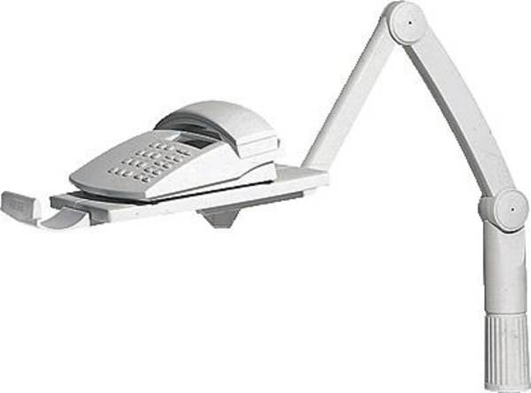 Hansawerke TSA5020002 Telefon-Schwenkarm Neigbar, Schwenkbar Lichtgrau 1 St.